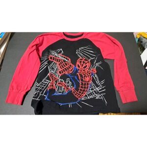 Spider-Man Long Sleeve Shirt Red and Black size 6/7